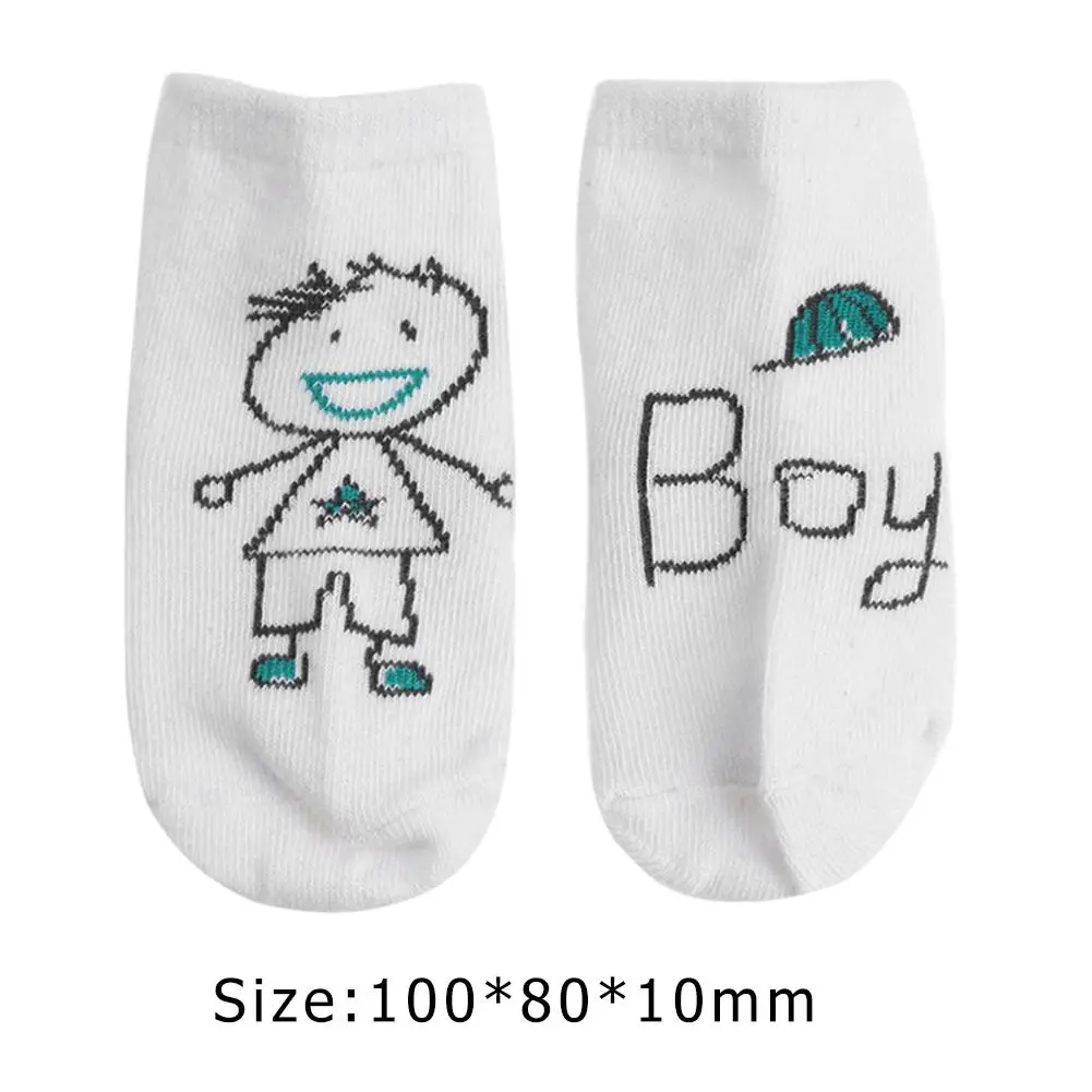 

NewBorn Cute Baby Boys Girls Cartoon Print Socks Kids Cotton Soft Short Floor Socks Baby Clothes Accessories Non-slip Warm