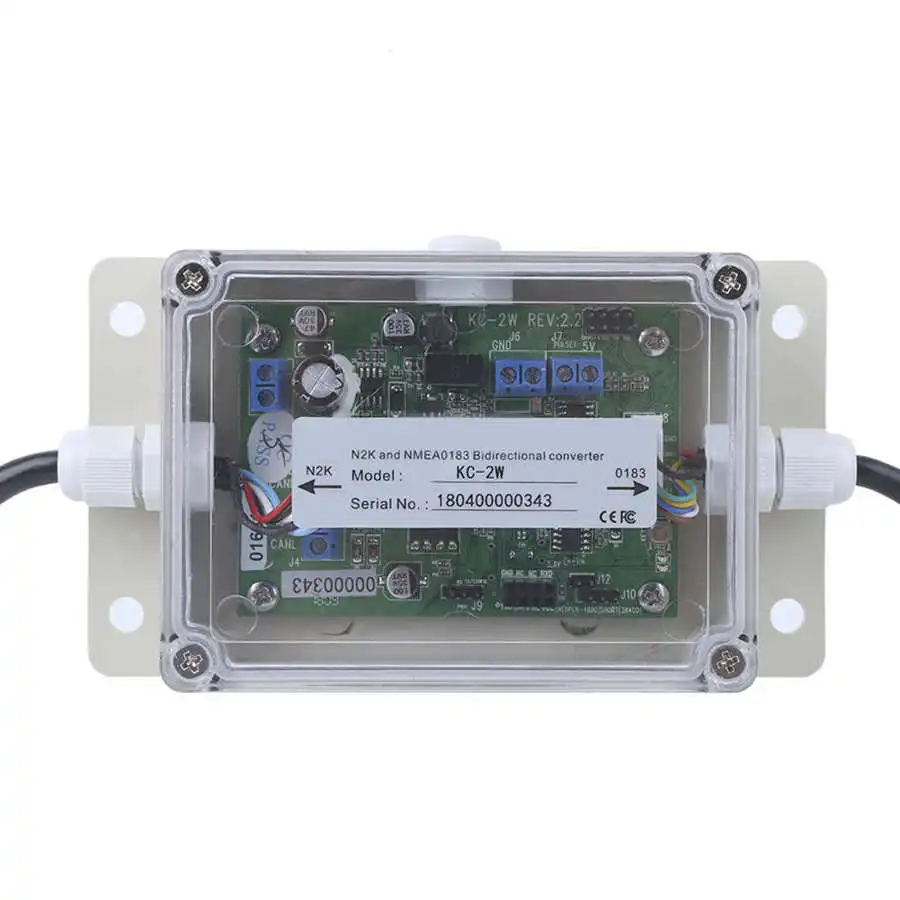 Bi-Direction Converter Module NMEA2000 and NMEA0183 KC-2W IPX67 Waterproof DC 9-30V Bi-Directional Converter Car Accessories