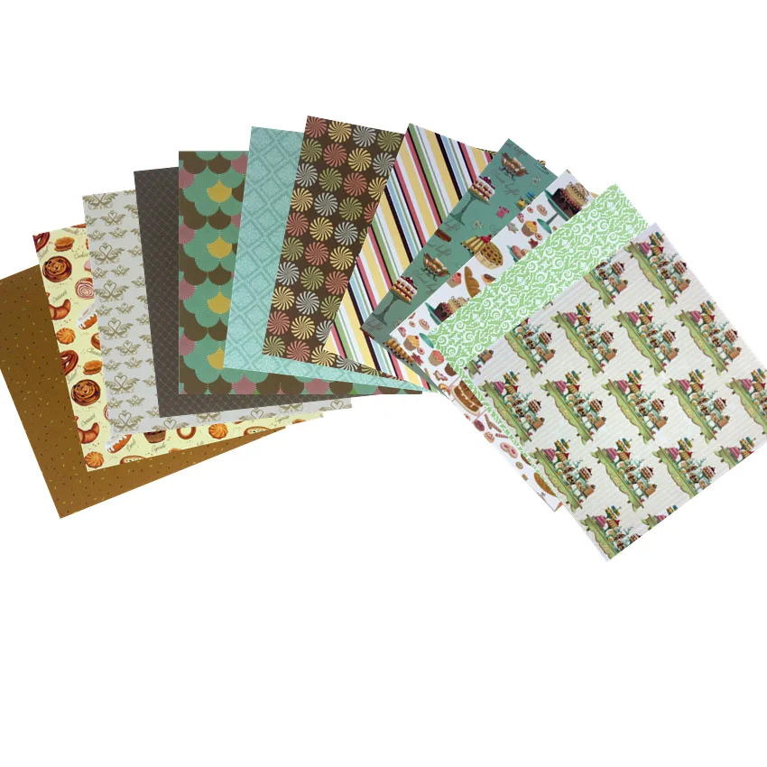

New Sweet Buttet Happy Birthday DIY Scrapbook Photo Album Handbook Card Background Paper 6-inch Single-sided Pattern Paper