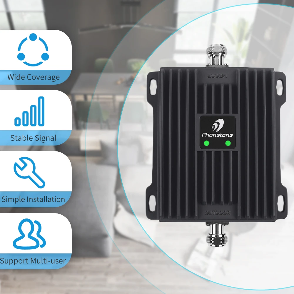 4G lte Amplifier Dual Band 800/2600MHz For Cellular Signal Booster 65dB Repeater With Magnet+Omni Antennas Fullset | Мобильные