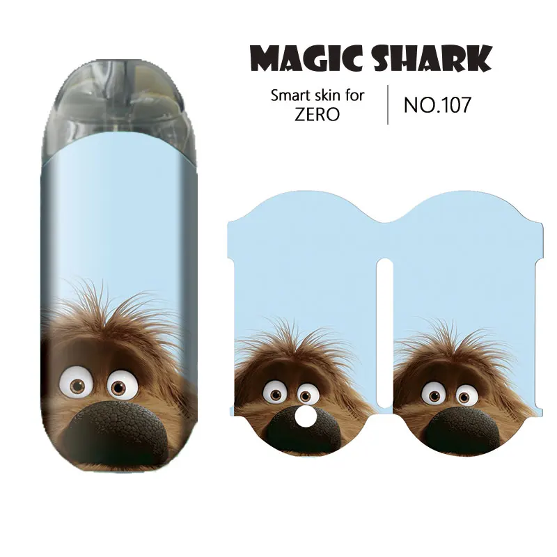 

Magic Shark Cute Rabbit Starfish Colorful Water Drop Creed Girl Sticker Case Protector Wrap Film for Vaporesso Renova Zero