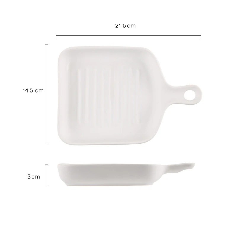 Керамическая тарелка для пиццы и сыра с ручкой 1 шт.| |