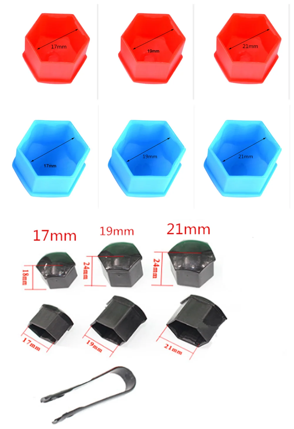 20pcs car wheel cover screw protector nut dustproof 17 19 21mm for Opel Astra g/gtc/j/h Corsa Antara Meriva Zafira Insignia | Автомобили и