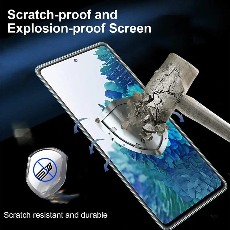 Закаленное стекло для Samsung Galaxy S20 FE 5G S22 Plus защитная пленка экрана телефона 9H