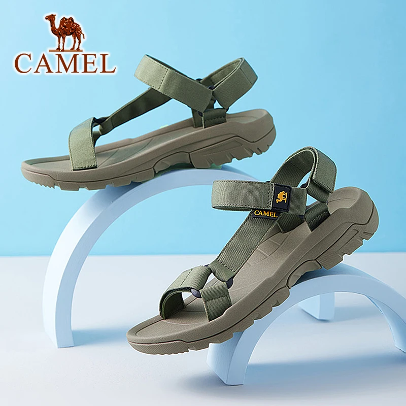 

CAMEL Summer Men Shoes New Beach Sandals for Men Outdoor Leisure Sports Sandal Shoes Non-slip Wear-resistant Water Shoes