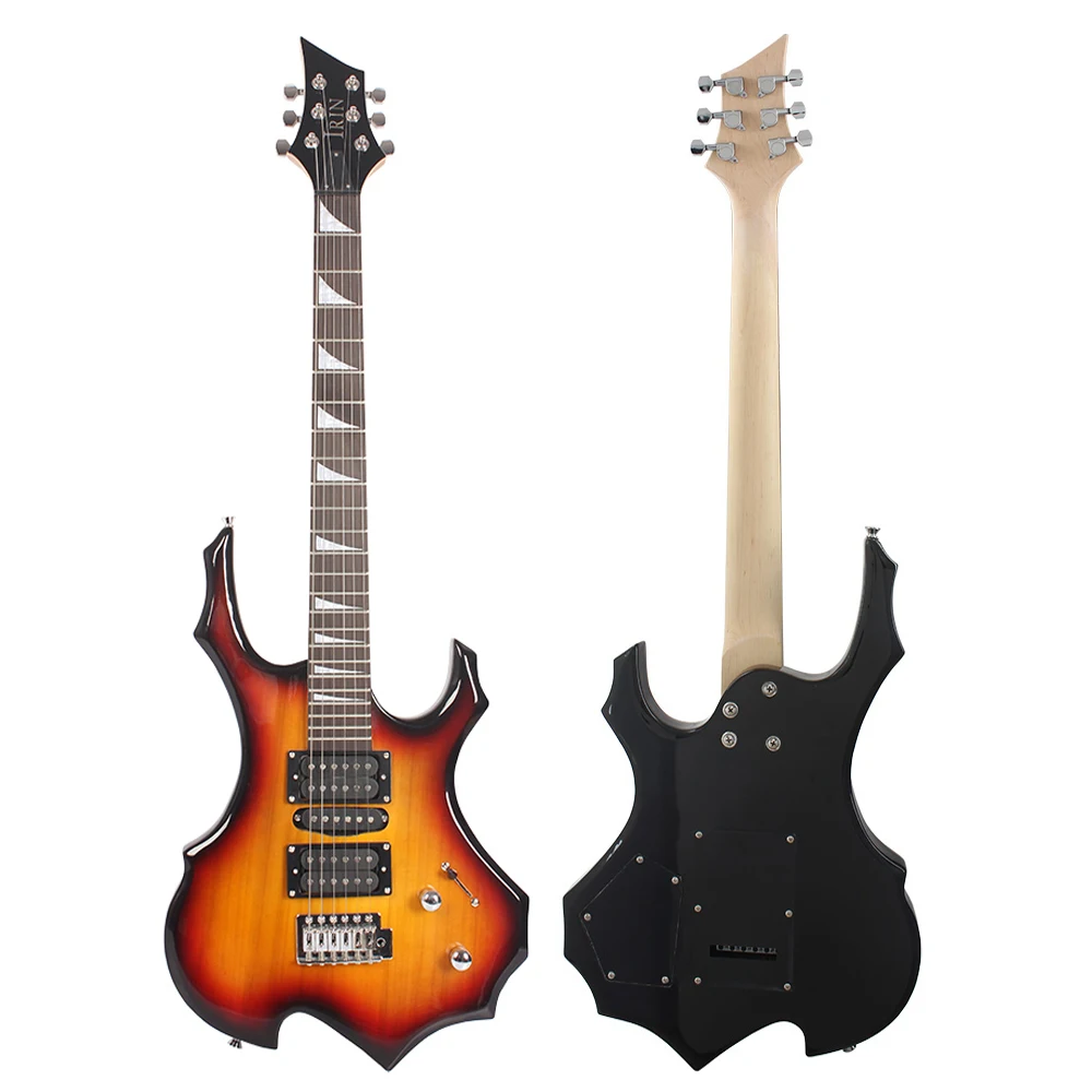24 Frets 6 Strings Electric Guitar Maple Body Guitarra With Bag Speaker Necessary Parts &amp Accessories |