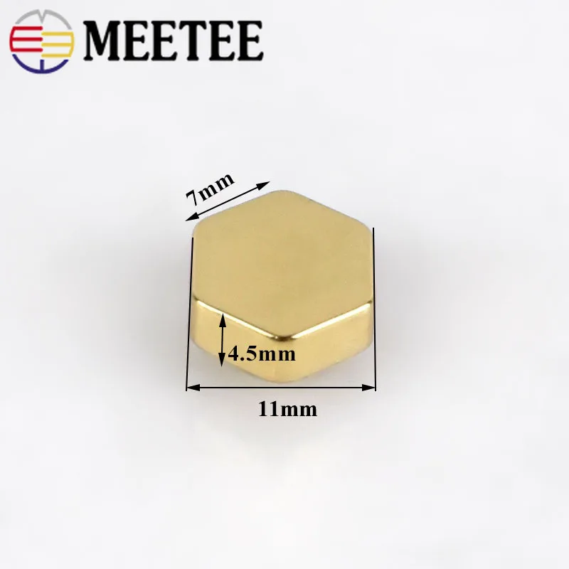 20Pcs Rivet Screw For Bags Hardware Handbag Decorative Studs Button Nails Metal Buckles Snap Hook Leather Craft KY980|Пряжки и крючки| |