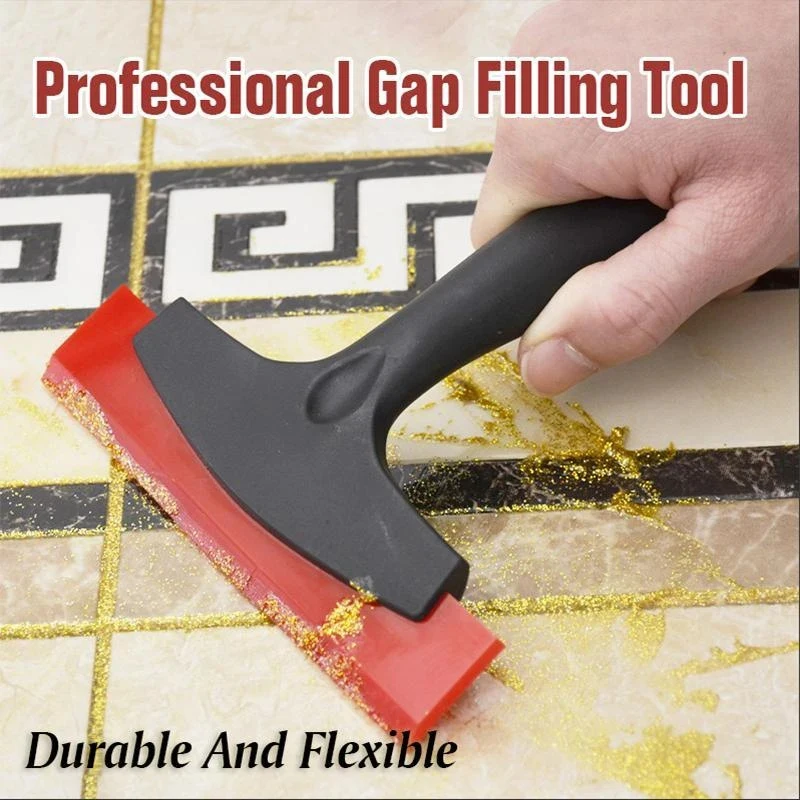 

Professional Gap Filling Tool Multifunction Grout Scraper Silicone Trowel Remove Surface Bumps Dents Smoothing Sealing @PI