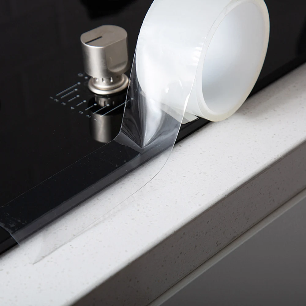 Водостойкая акриловая прозрачная лента для ванной и кухни 3/5 см водостойкая