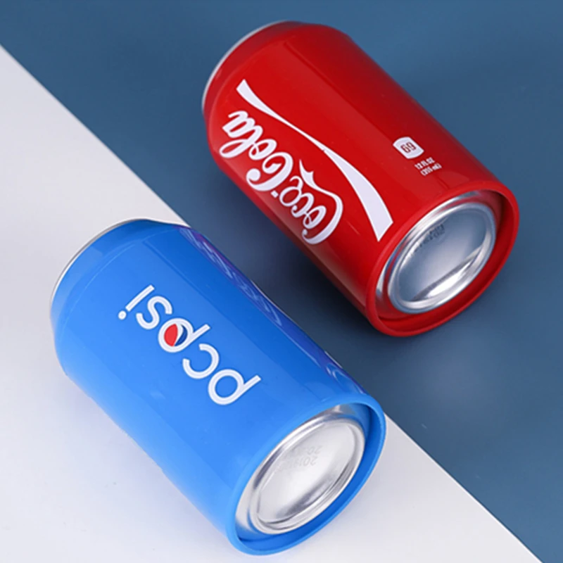 

Hide Your Beverage Cola Beer Can Covers Silicone Can Shape Cooler Sleeve Cover Hide A Beer,Perfect For Outdoors Events, Party