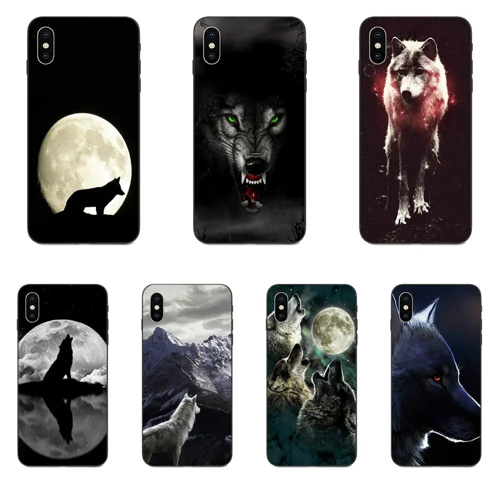 Волк Мягкий TPU с рисунком Розовый для Huawei Honor 5A 6A 6C 7A 7C 7X 8A 8C 8X 9 10 P8 P9 P10 P20 P30 Мини Лайт Плюсы он.