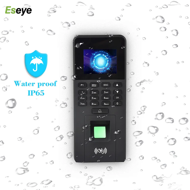 Eseye Biometric Fingerprint Access Control Keypad System RFID Support Password TCP/IP Network USB Office Time Attendance Machine |