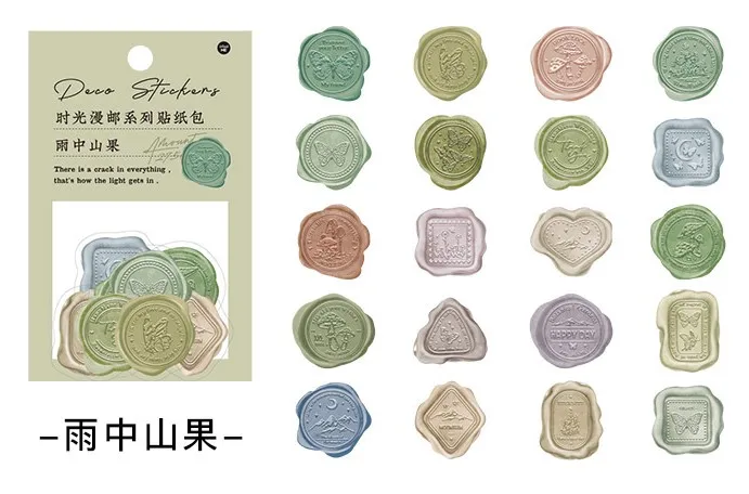 

Декоративные наклейки Alideco "Огненная краска", 40 шт.