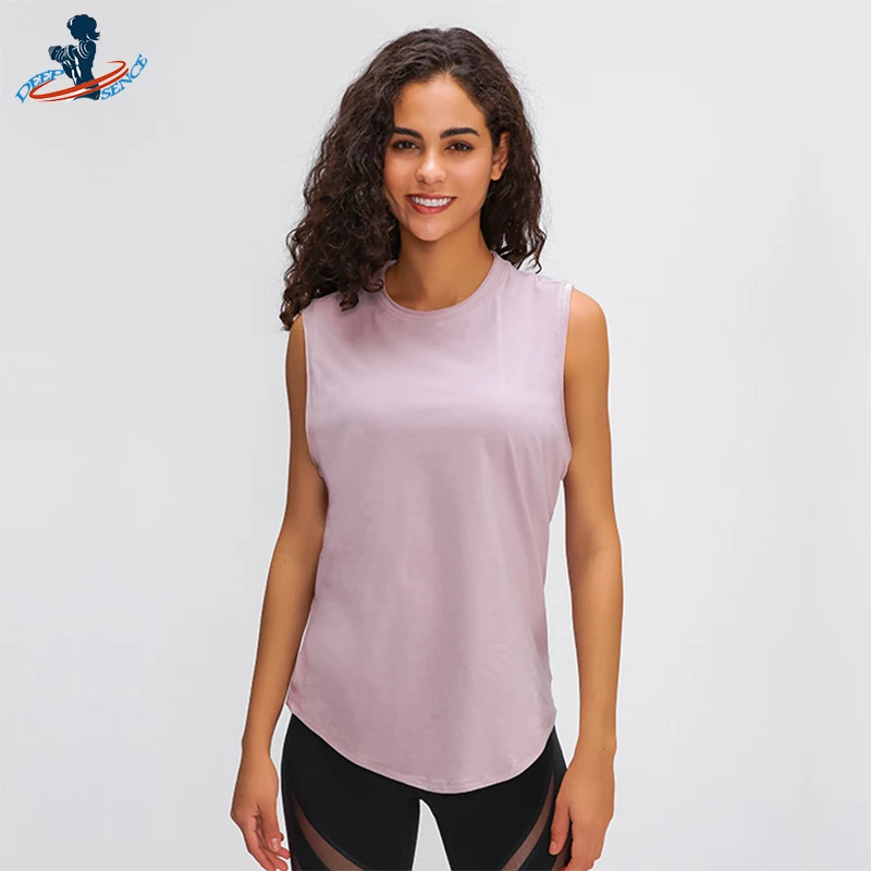 Футболка без рукавов дышащая быстросохнущая свободного кроя | Спорт и