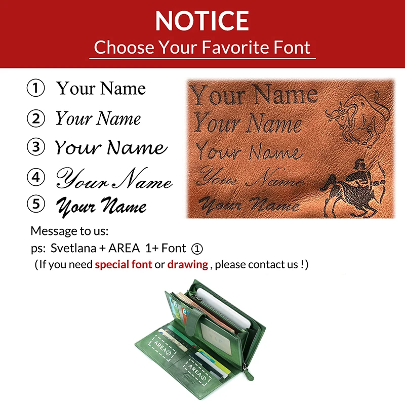 Женский кошелек из натуральной кожи удлиненный клатч бумажник модная