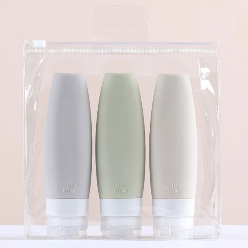 

Silicone Travel Bottling Conical Cosmetic Storage Bottle, Washing and Skin Care Products Bottling Set