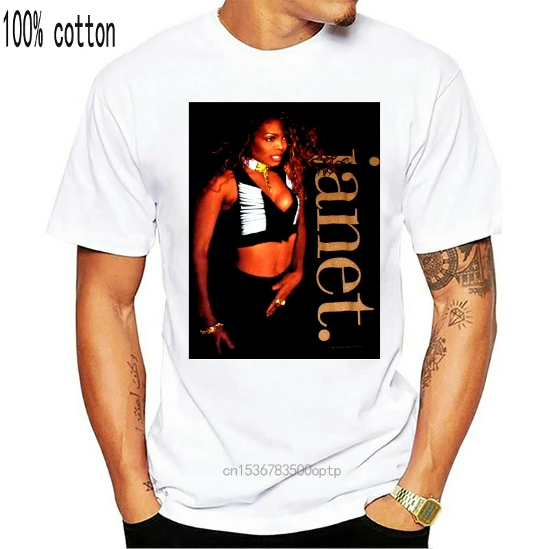 Футболка Vtg NOS 1993 Janet Jackson в стиле хип-хоп | Женская одежда