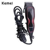 kemei professional wire hair clipper electric hair trimmer powerful shaving machine beard trimmer with 4 limit combs km 1027