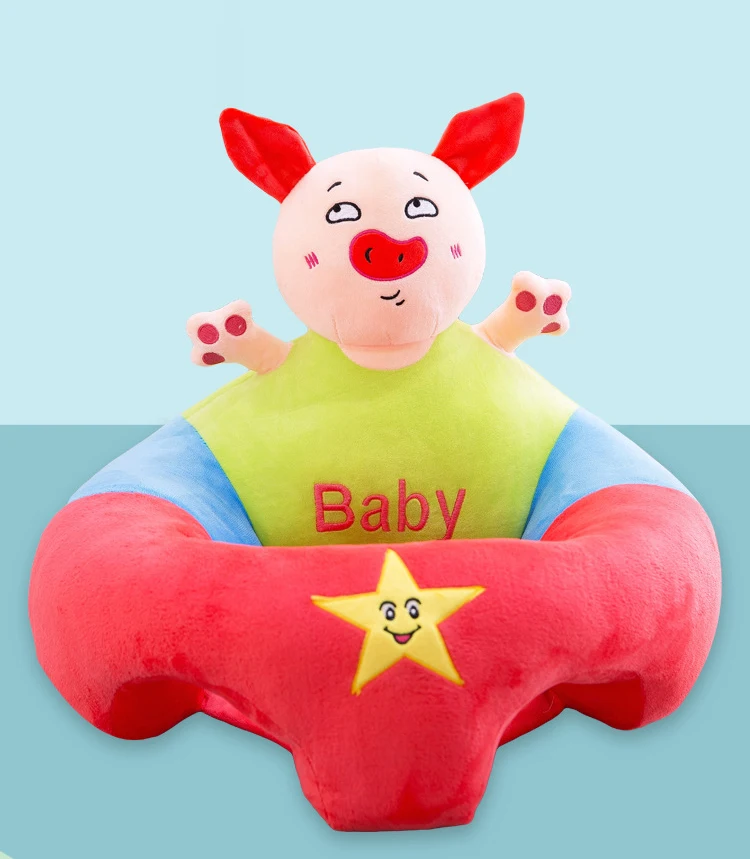 Medoboo мультфильм ребенок учится сидеть диван животное PP хлопок младенческой подушки сиденья для кормления ребенка поддержка детей сидя тренажер диван 30