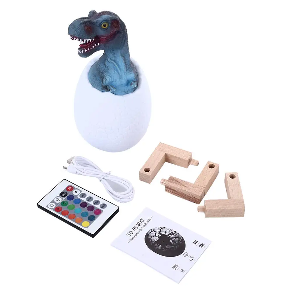 

LED Night Light Xmas Tree Home Party Decor Touch Sensor Night Light Exquisite Mini 3D Dinosaur Egg LED Light Christmas