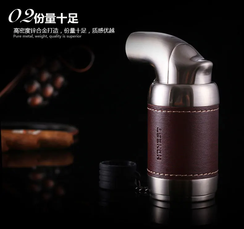 2019 Новый факел турбо Зажигалка металлическая Бутановая газовая сигарета 1300 C