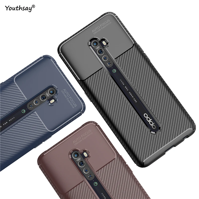 

Чехол-накладка для OPPO Reno2, из силикона и ТПУ, в деловом стиле