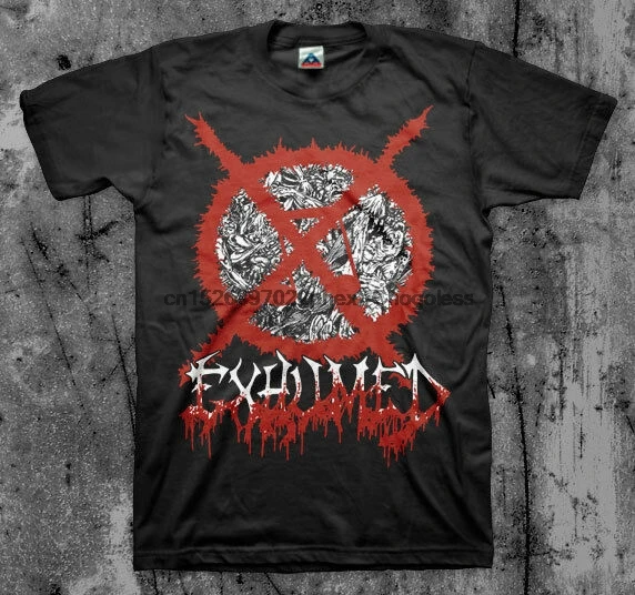 Футболка EXHUMED 'necrotized V 2' (тушка горемелл испеченная)|Мужские футболки| |