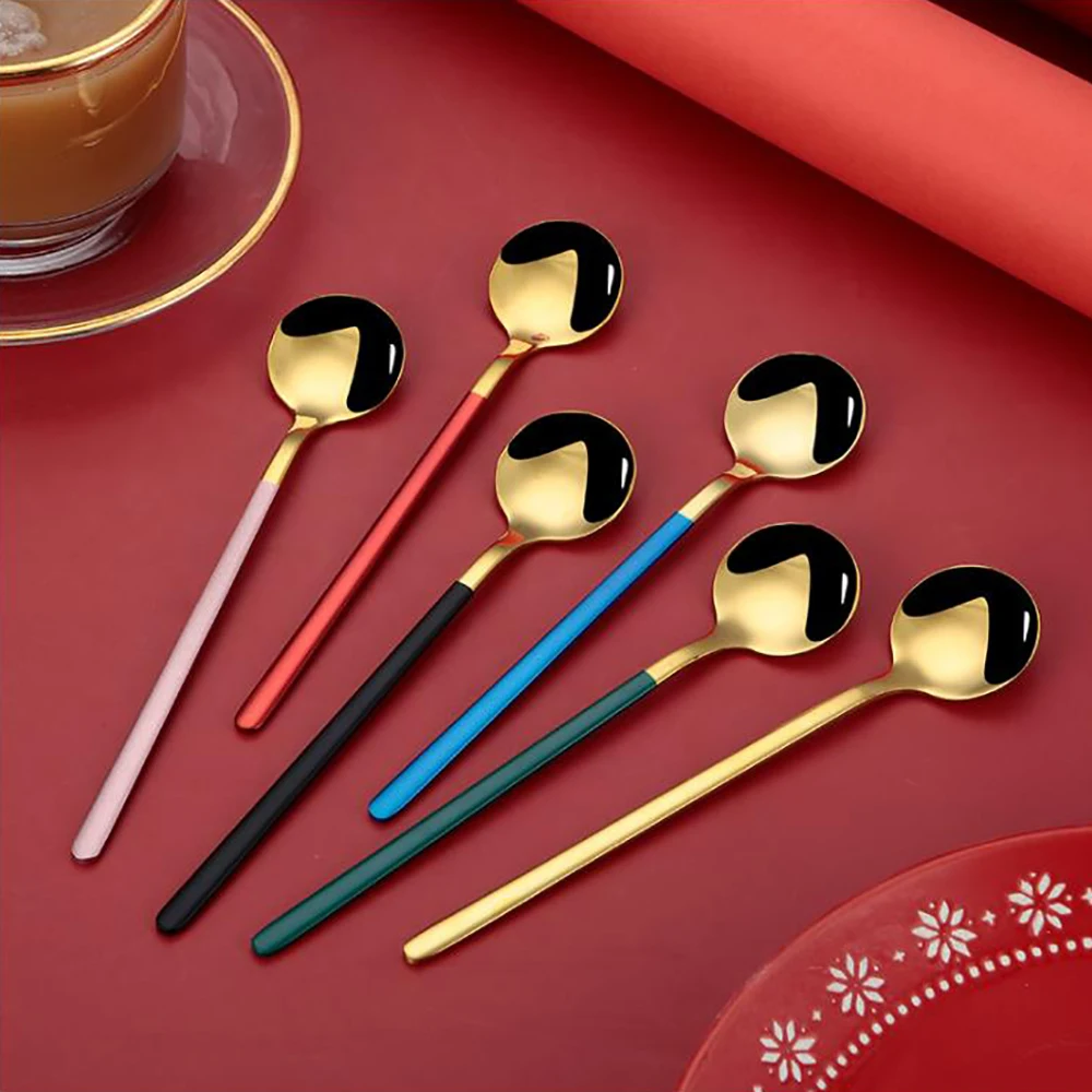 1 шт. 304 Нержавеющая сталь ложка Лидер продаж маленький круглый для мороженого