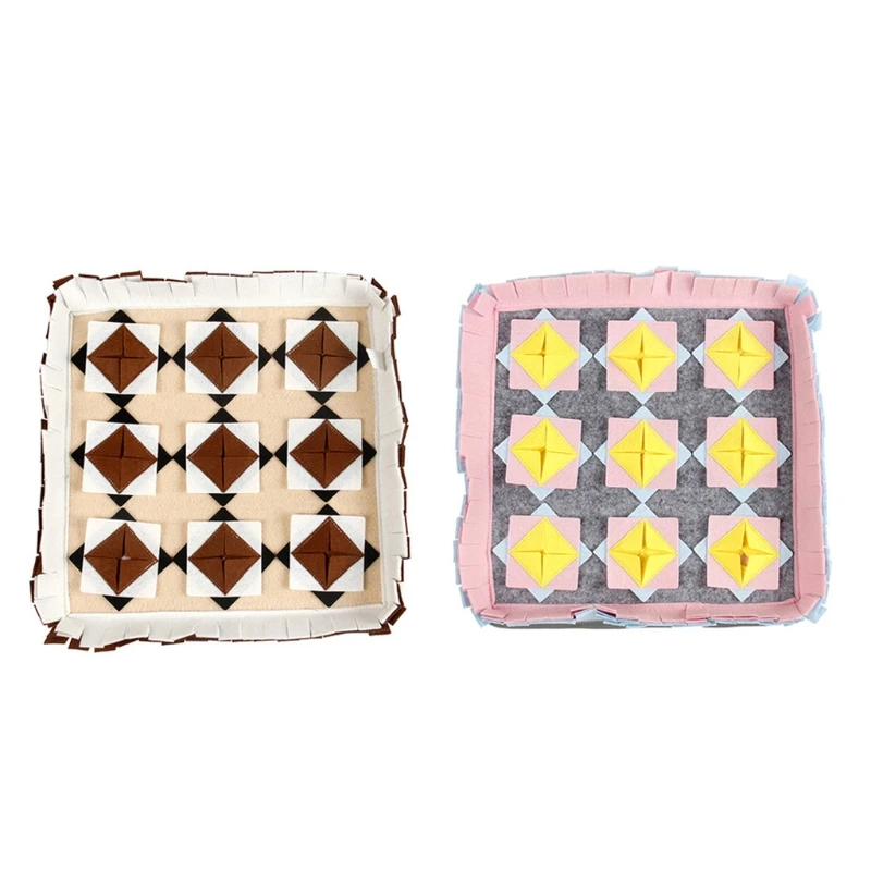 

Pet Dog Snuffle Mat Nose Smell Intelligence Training Blanket Sniffing Pad Slow Feeding Bowl Food Dispenser Carpet