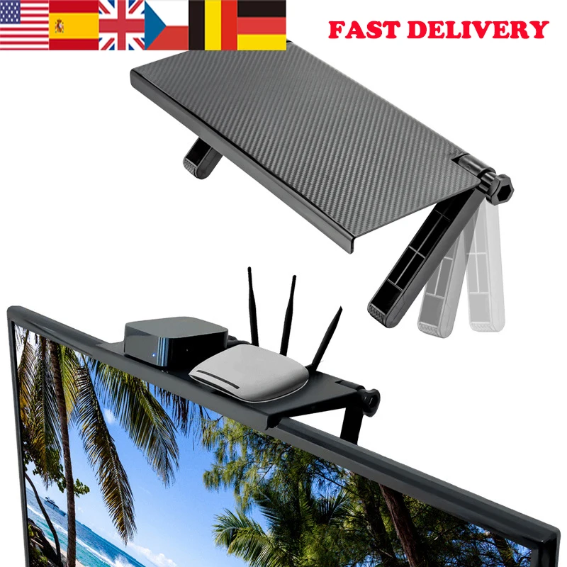 Urijk компьютерный монитор Настольный экран Верхняя полка ТВ Бадди органайзер для