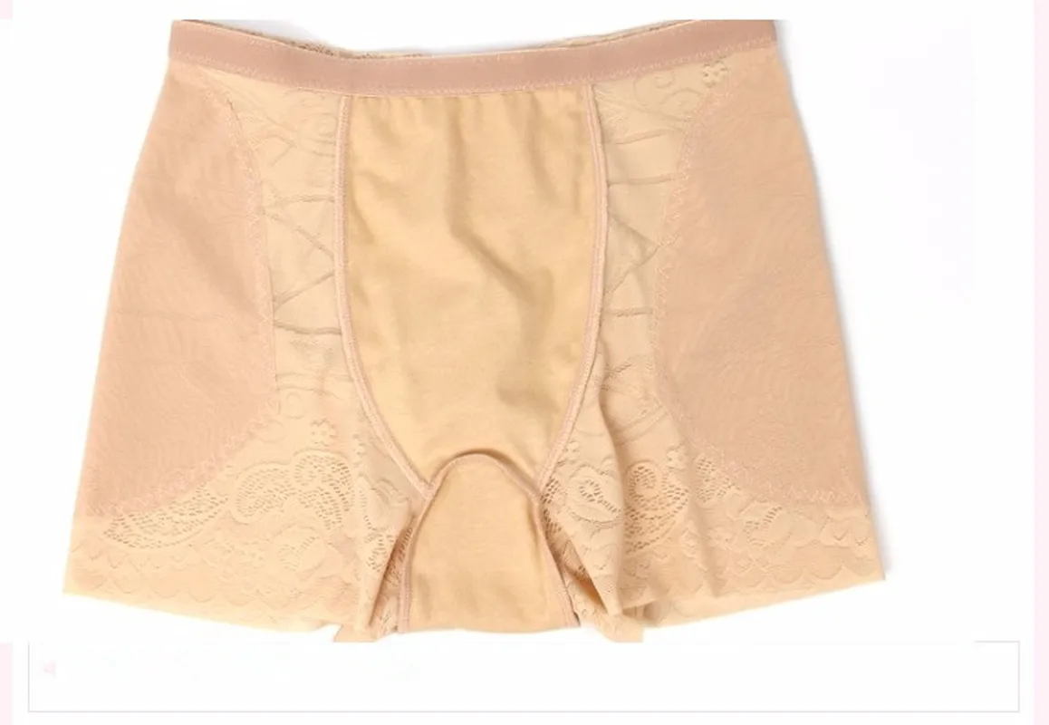 New Seamless Hip Lifting and Hip Raising Underpants Breathable Mesh Mid Rise Butt Lifter Underwear Floral Body Shaper Boyshort