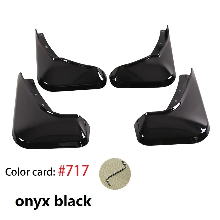 onyx black Передние Задние Автомобильные Брызговики для Volvo XC60 Брызговики аксессуары для брызговиков 4 шт Серый Синий крыло - Цвет: onyx black