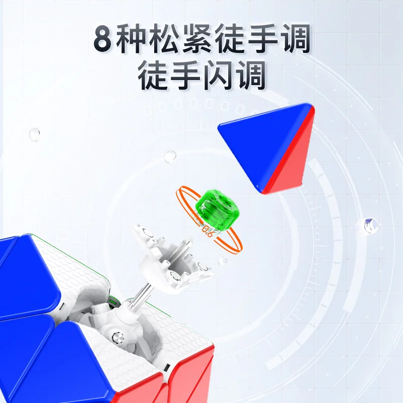 GAN Пирамида M улучшенное позиционирование ядра GS + Магнитный 3x3x 3 скорости куб без