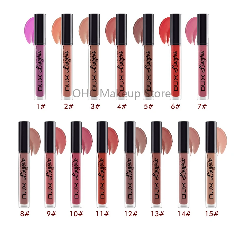 Помада жидкий матовый оттенок для губ корейский водонепроницаемый долговечный