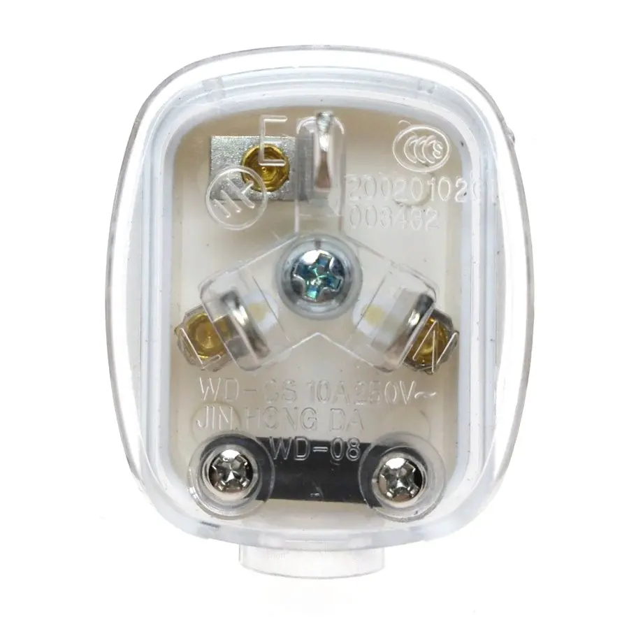 China Standard 3-Pin DIY Rewireable Power Plug AC100~250V 10A | Обустройство дома