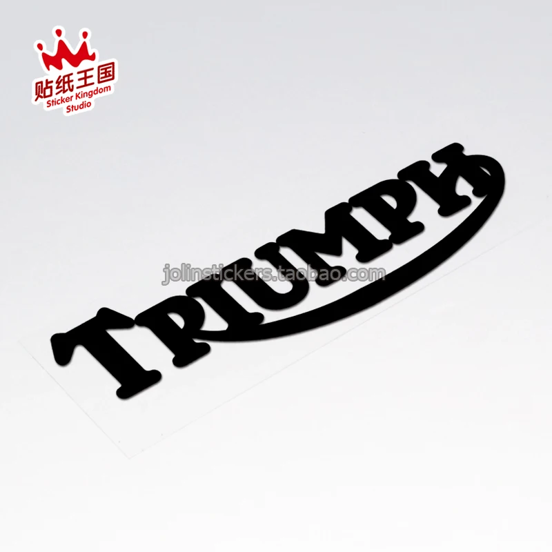 

2 Pics For Triumph T100 T120 Scrambler Bobber Classic helmet motorcycle moto bike Decal Waterproof Sticker M08