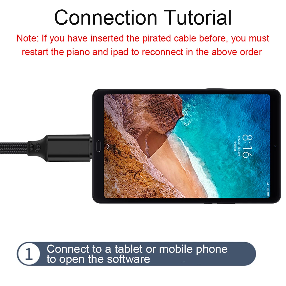 Type-C to USB Type B 2.0 Adapter MIDI Convertor For MacBook Pro Air HP Canon Epson Dell Samsung C Piano Printer Scanner | Мобильные