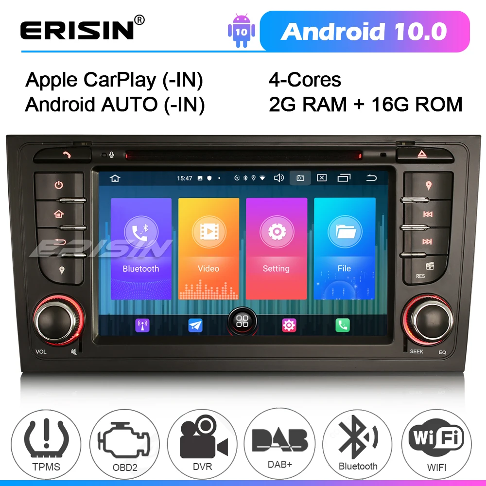 2706 автомобильный стерео для AUDI A6 S6 RS6 allroad Bluetooth Android 10 CarPlay GPS DVB TPMS DAB радио