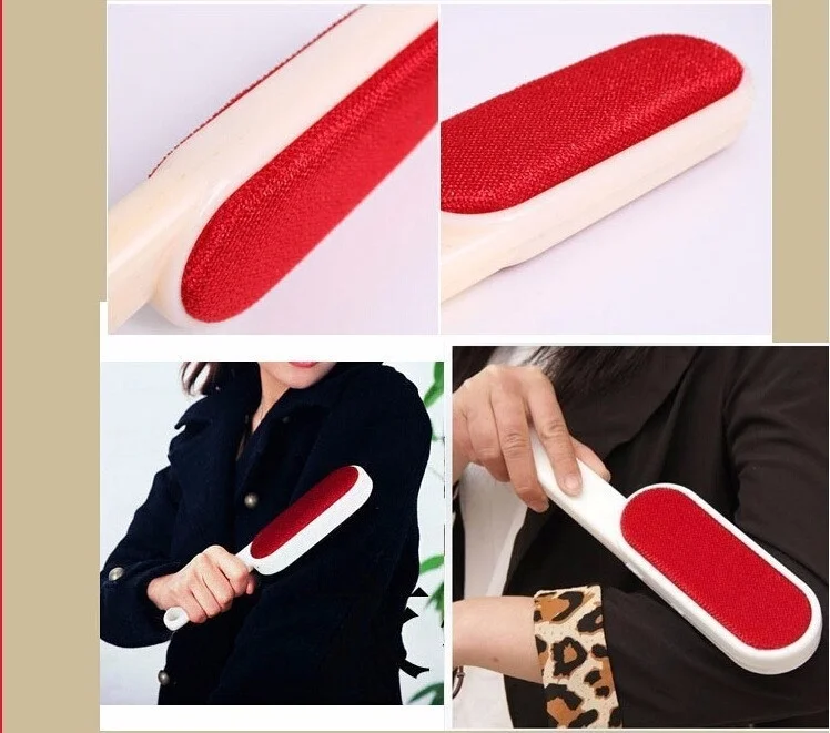 

1PC Pet Hair Remover Double Faced Anti-static Hairbrush Clothes Carpet Sofa Dust Brush