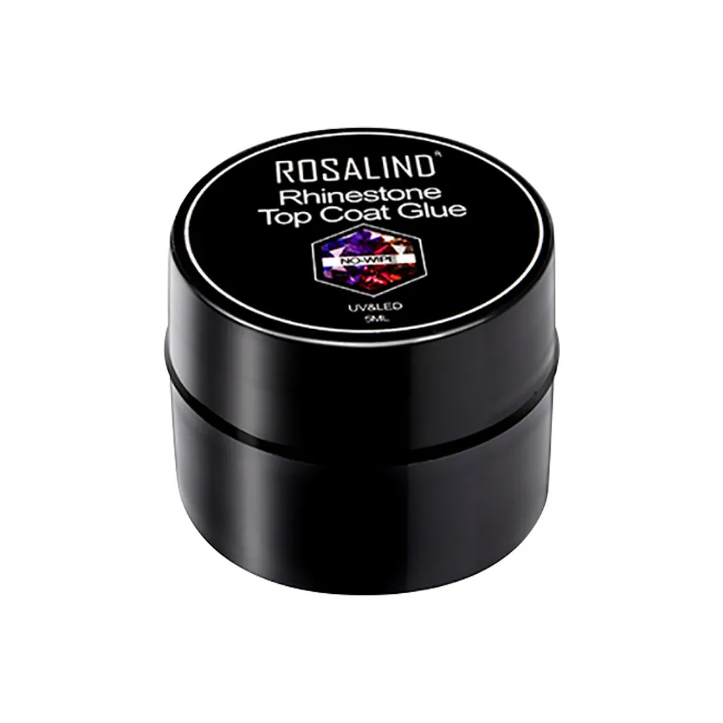 ROSALIND 5 мл без протирания клей для ногтей страз 3D Хрустальный декор отмачиваемый