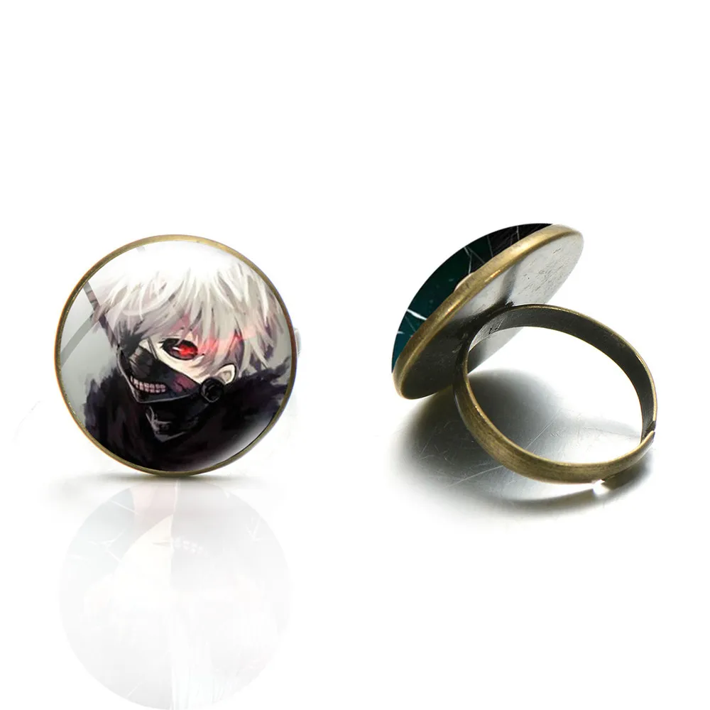 Модные регулируемые кольца с аниме Токийский Гуль канеки Кен винтажное