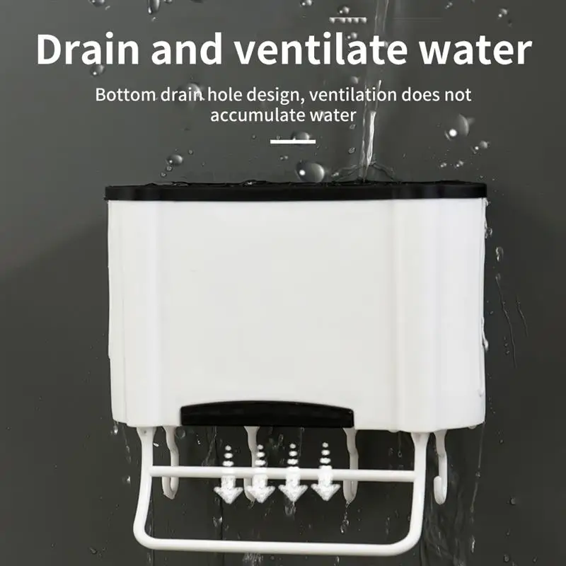 Контейнер со сливом стойка для хранения столовых приборов подставка ножей ложка