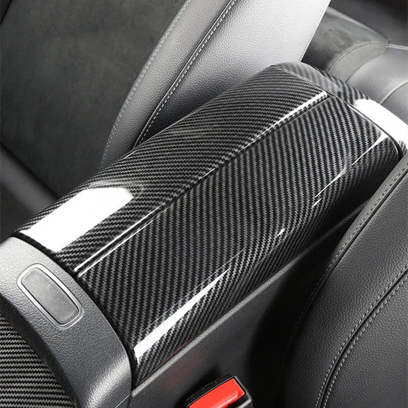 

Car Armrest Storage Box Decoration Cover Interior Protection Styling Accessories For Mercedes Benz GLB GLA CLA A-Class 2020 2021