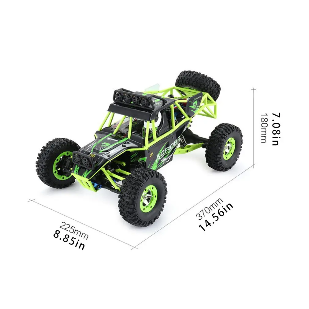 

WLtoys 12427 2.4G 1:12 4WD Crawler Remote Control RC Car With LED Light Two Battery Buggy Vehicle with LED Light