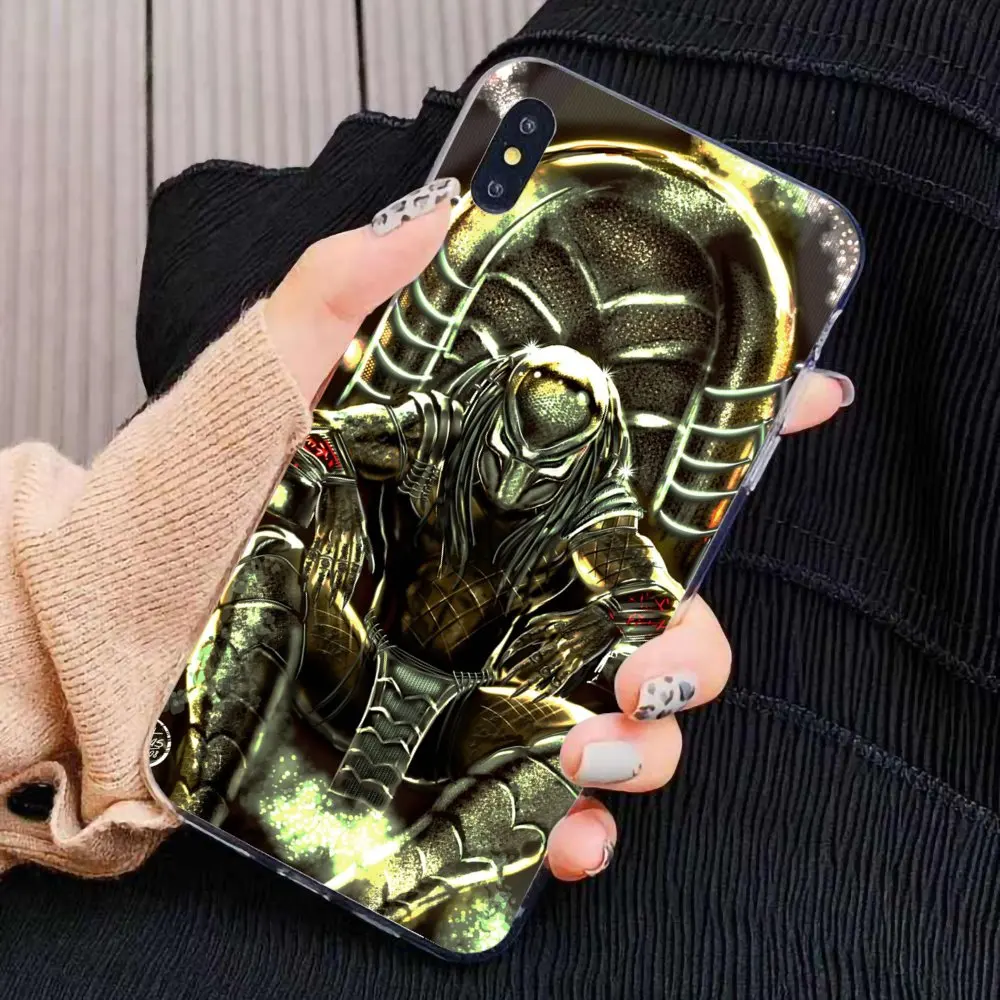 Силиконовый чехол Alien vs Predator для телефона Samsung Galaxy A10 A30 A40 A50 A60 A70 S6 Active Note 10 Plus Edge M30 |