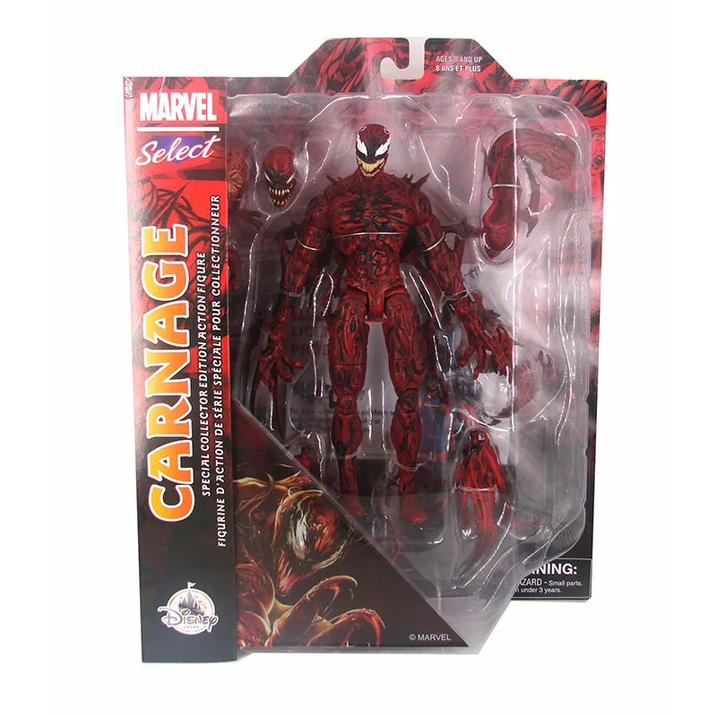 

DST Marvel Legends Anime Spider-Man Figure Super Villain Cletus Kasady Three Variable Facial Shapes PVC Action Figure Collection