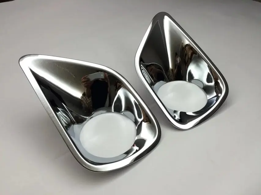 Автомобильная Передняя хромированная противотуманная фара декоративная крышка