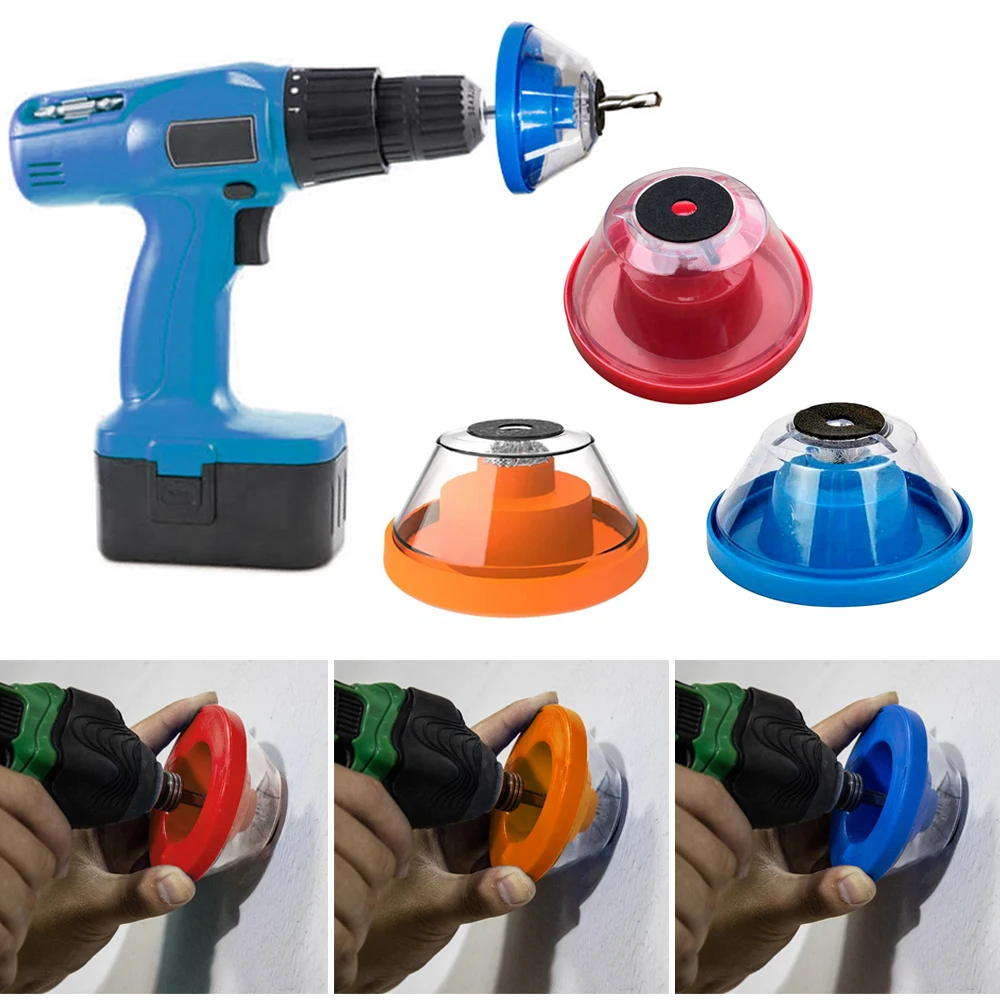 

2021 Electric Hammer Drill Dust Collector Cover Woodworking Reusable Dust Proof Ash Bowl for Impact Drilling Power Tool Dropship