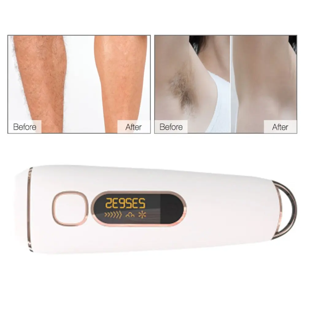 

Household Full Body Automatic Laser Freezing Point Painless Hair Removal Instrument Security Sensor Chip 5-Speed With Screen