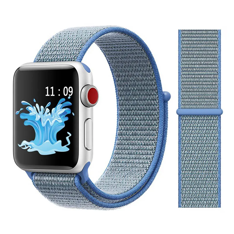 Tahoe blue Oulucci ремешок из нержавеющей стали для apple watch ремешок 38 мм/40 мм/42 мм/44 мм сменный ремешок для apple watch 5/4/3/2 - Цвет ремешка: Tahoe blue